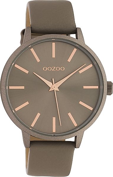 OOZOO Quarzuhr Damenuhr C10612 Armbanduhr Taupe günstig online kaufen