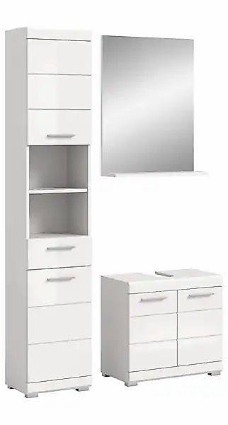 INOSIGN Badmöbel-Set »Siena, 3 teilig, bestehend aus:«, (Set), Hochschrank, günstig online kaufen