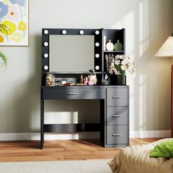 HOMALL Schminktisch Einstellbare Farbtemperatur und Helligkeit günstig online kaufen