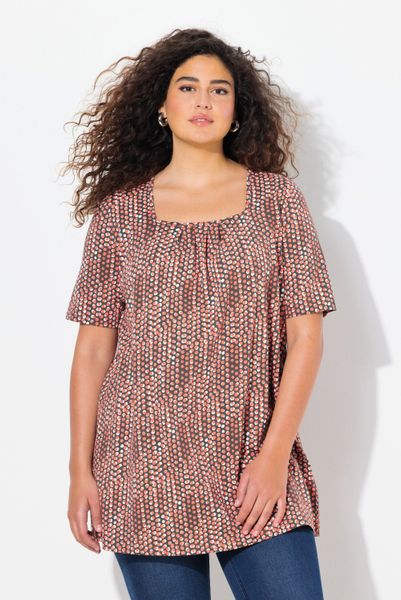 Ulla Popken Longshirt Longshirt Punkte A-Linie günstig online kaufen