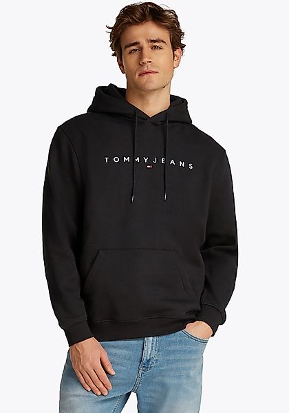 Tommy Jeans Hoodie "TJM REG LINEAR LOGO HOODIE EXT" mit Logo-Stickerei günstig online kaufen
