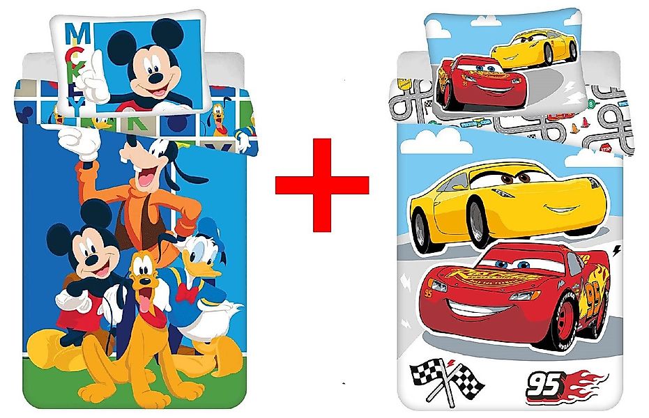 Disney Kinderbettwäsche Disney Kinderbettwäsche Micky Maus günstig online kaufen