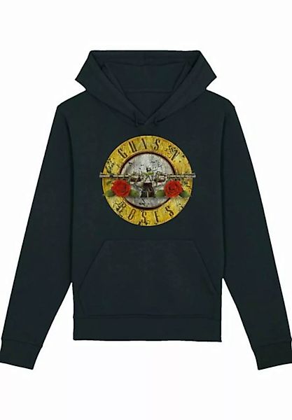 F4NT4STIC Hoodie Guns 'n' Roses Vintage Classic Logo Black Premium Qualität günstig online kaufen