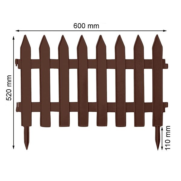 Prosperplast Gartenzaun, Garden Classic Gartenzaun 3,6m günstig online kaufen