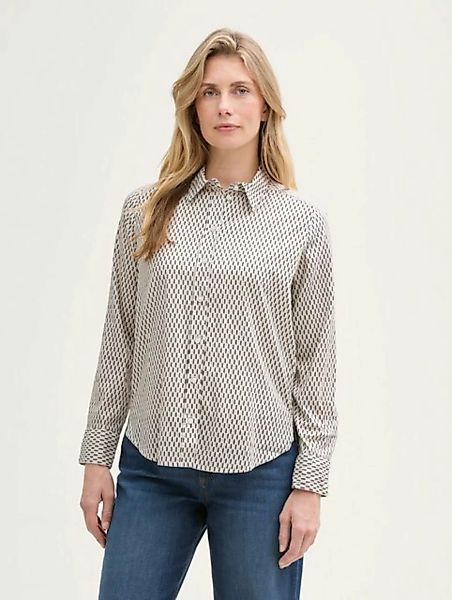 TOM TAILOR Langarmbluse Bluse mit Muster günstig online kaufen