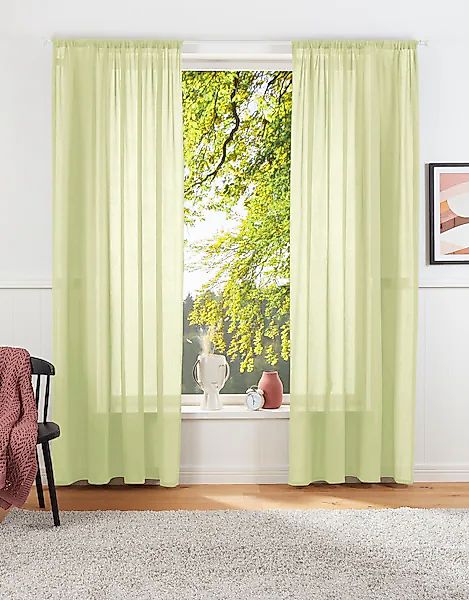 LeGer Home by Lena Gercke Vorhang »Lanea«, (1 St.), Leinenoptik, 1 Schal, v günstig online kaufen