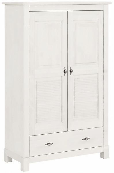 Home affaire Wäscheschrank "Rauna", (B/H/T ca. 96/155/38 cm), aus massiver günstig online kaufen