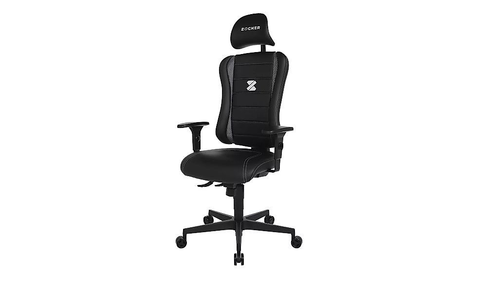 Gaming Stuhl - schwarz - 107 cm - Stühle > Bürostühle > Drehstühle - Möbel günstig online kaufen