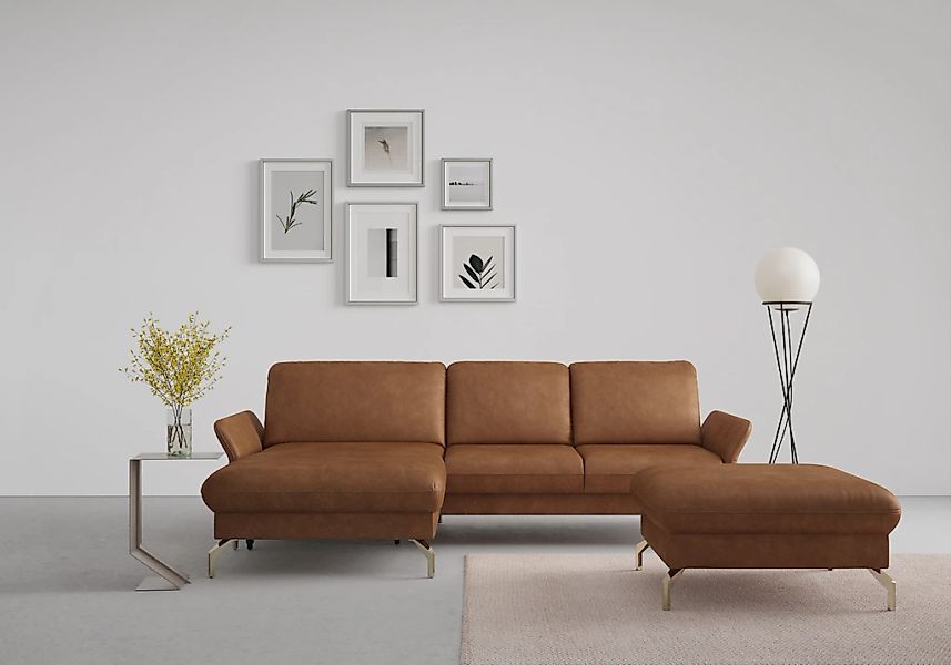 sit&more Ecksofa "Fashion L-Form", wahlweise mit Kopfteilverstellung, Vorzi günstig online kaufen