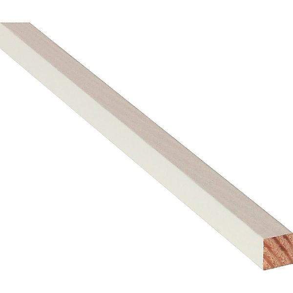 Quadratleiste Weiß,ackiert 10 mm x 10 mm Länge 900 mm günstig online kaufen