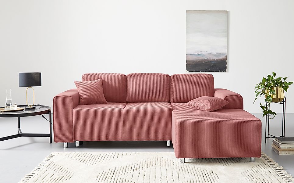 Home affaire Ecksofa Györ, L-Form, wahlweise günstig online kaufen