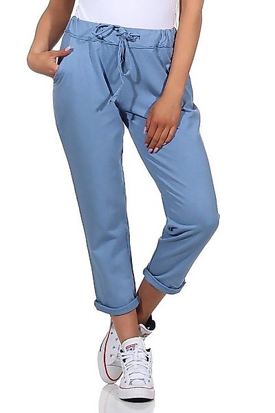 CLEO STYLE Jogginghose Damen Jogginghose 3569 36-40 Blau günstig online kaufen