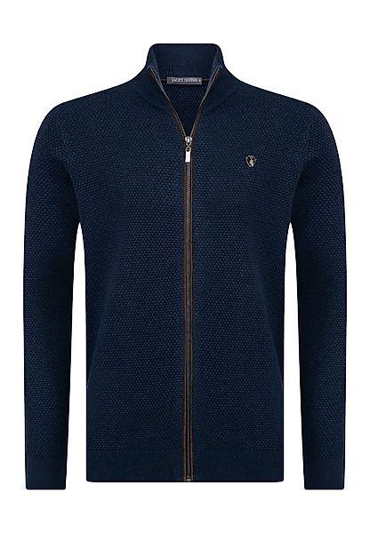 Jacey Quinn Cardigan Honeycomb Braid Zipper günstig online kaufen