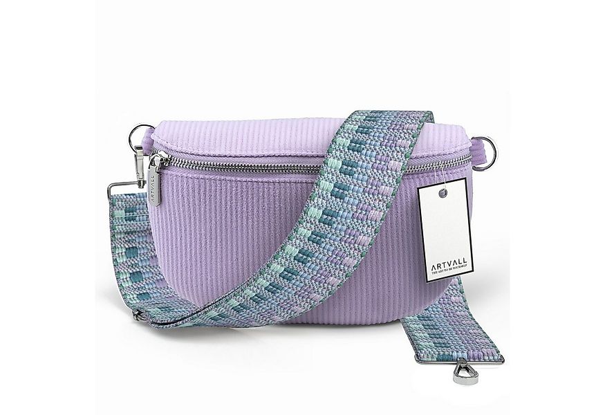 ARTVALL Umhängetasche Cord Handtasche Brusttasche Schultertasche Lila (Tasc günstig online kaufen
