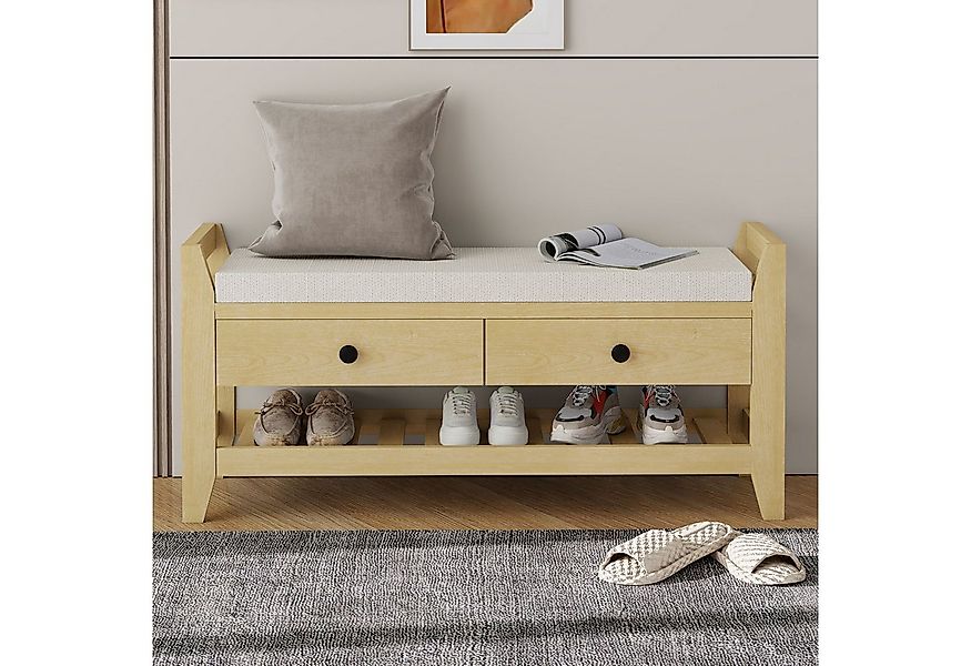 Flieks Schuhbank mit Sitzfläche Schuhregal (1-St., B101/T35,5/H50 cm), Schu günstig online kaufen