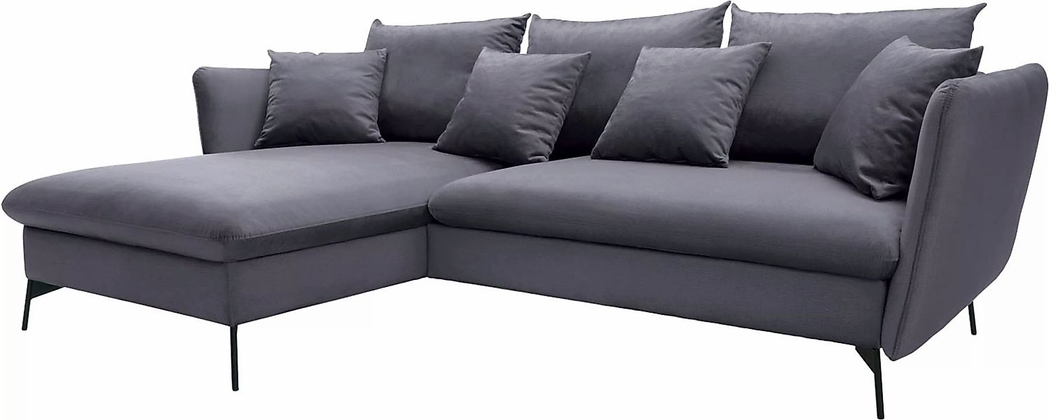 andas Ecksofa »LIVORNO,258 cm, L-Form,«, Schlaffunktion u. Bettkasten (139/ günstig online kaufen