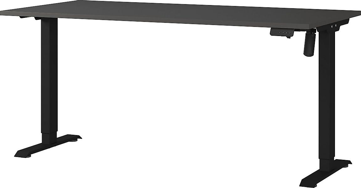 GERMANIA Schreibtisch Boras, elektrisch höhenverstellbar, Breite 120/140/16 günstig online kaufen