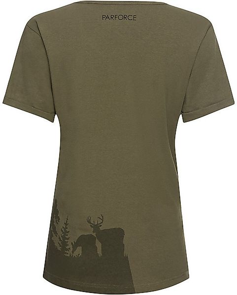 Parforce Essential T-Shirt Damen T-Shirt Rotwild Silhouette günstig online kaufen