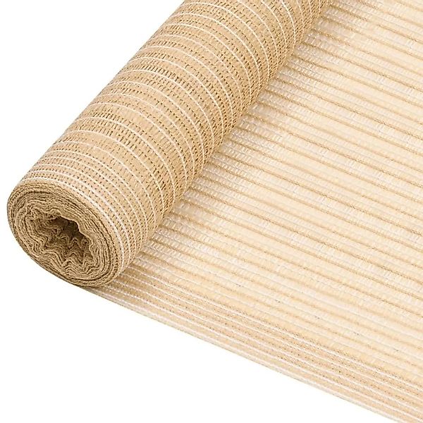 vidaXL Zaunblende Beige 1,5x25 m HDPE 75 g/m² 149432 günstig online kaufen