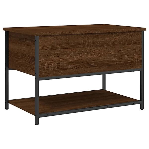 vidaXL Sitzbank mit Stauraum Braun Eiche 70x42,5x47 cm Holzwerkstoff günstig online kaufen