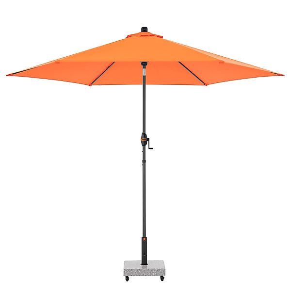 Doppler Mittelmastschirm myZone Auto Tilt ca. 305 cm Orange 6-teilig günstig online kaufen