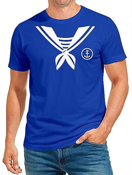 MoonWorks Print-Shirt Herren T-Shirt Matrose Sailor Last Minute Faschingsko günstig online kaufen