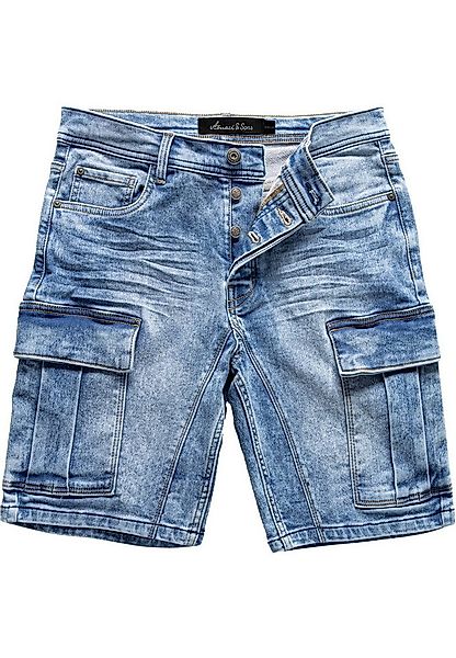 Amaci&Sons Cargoshorts BEXLEY Cargoshorts Herren Bermuda Jeans Short Hose R günstig online kaufen