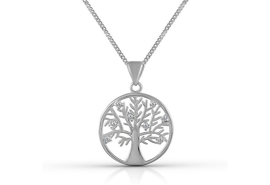 Vivance Kette mit Anhänger 925 Sterling Silber Lebensbaum günstig online kaufen