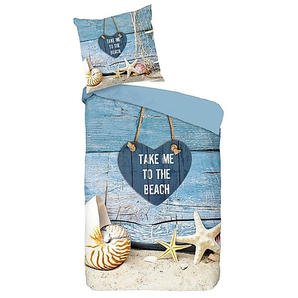 MTOnlinehandel Bettwäsche Leuchtturm Nordsee Beach 135x200 günstig online kaufen