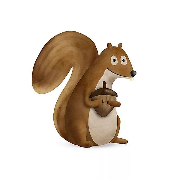 Komar Wandbild Cute Animal Squirrel günstig online kaufen