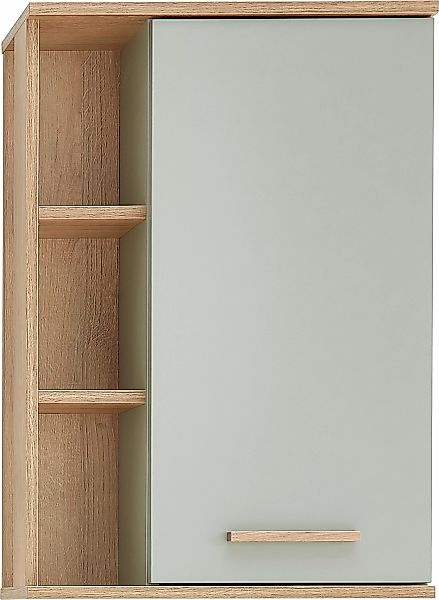 Saphir Hängeschrank "Quickset Badschrank 50,5 cm breit mit 1 Tür und 2 Glas günstig online kaufen