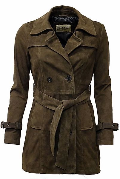 Zimmert Leather Ledermantel Anna Trenchcoat Wildleder Ziegenvelour Mantel M günstig online kaufen