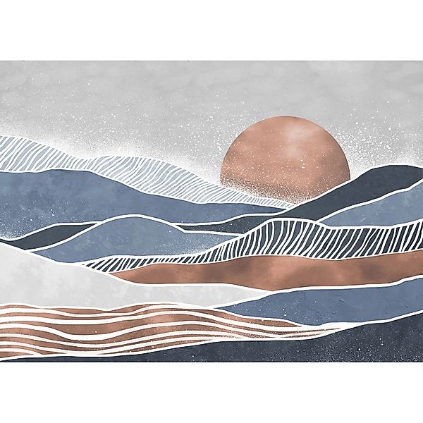 Komar Vliestapete Shades of Greece 350 cm x 250 cm Mehrfarbig günstig online kaufen