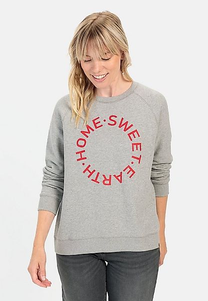 camel active Sweatshirt mit Print Langarm Rundhals günstig online kaufen