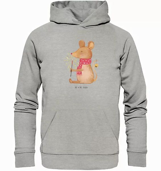 Mr. & Mrs. Panda Hoodie Größe XL Maus Weihnachten - Heather Grey - Geschenk günstig online kaufen