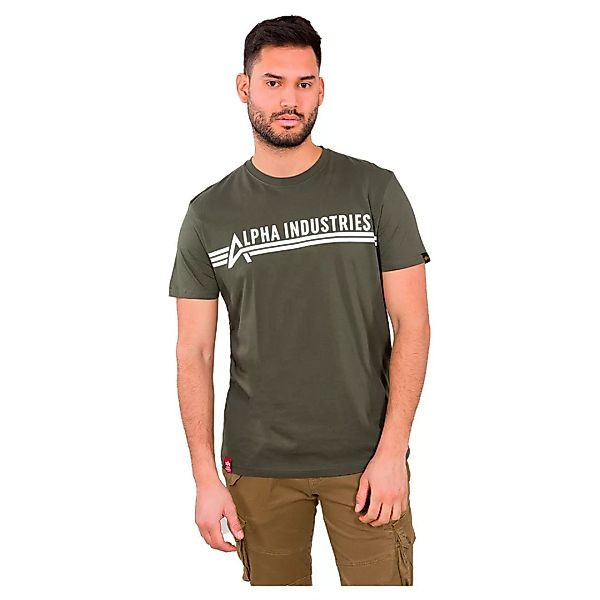 Alpha Industries Industries Kurzärmeliges T-shirt XS Dark Olive günstig online kaufen