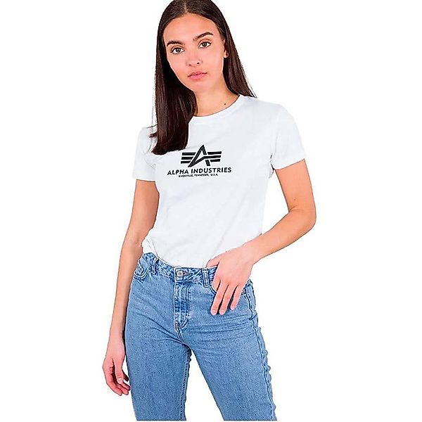 Alpha Industries Basic Kurzärmeliges T-shirt M Vintage White / Gold günstig online kaufen