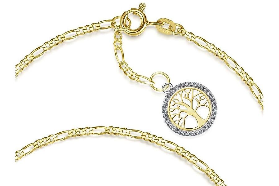 Silberkettenstore Fußkette Figarofußkette 2mm mit Anhänger günstig online kaufen