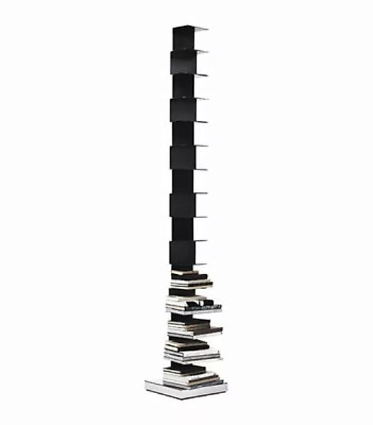 Bücherregal Ptolomeo metall schwarz 1-seitig - H 215 cm - Opinion Ciatti - günstig online kaufen