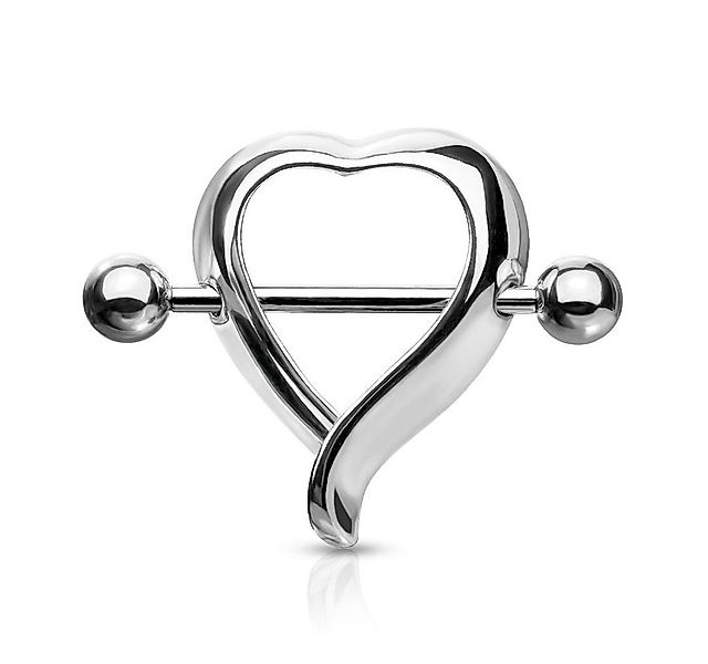 viva-adorno Brustwarzenpiercing Brustpiercing Herz Nippelpiercing Barbell S günstig online kaufen