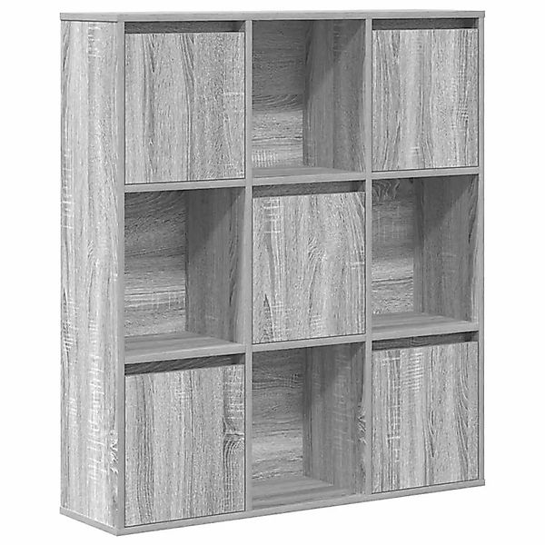 vidaXL Bücherregal Grau Sonoma 89x24x101,5 cm Holzwerkstoff 860405 günstig online kaufen