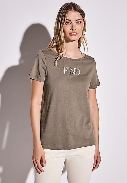 STREET ONE T-Shirt schimmernd günstig online kaufen