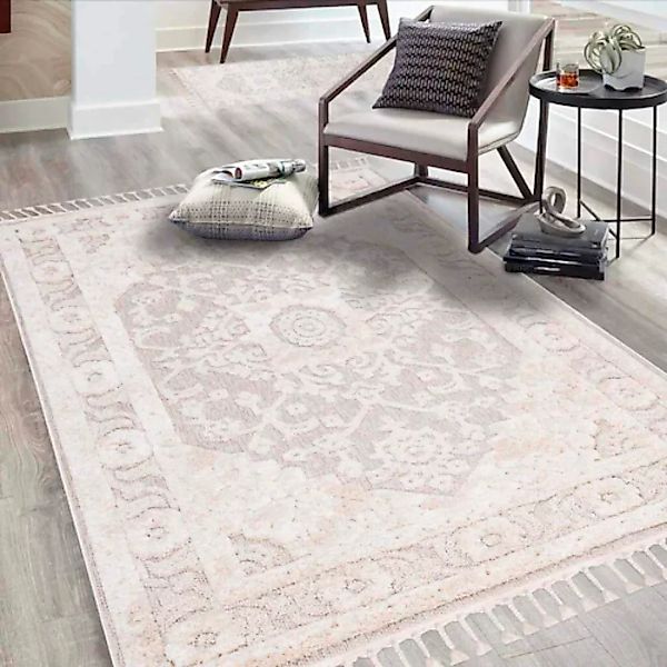 Carpet City Teppich »Valencia 732«, rechteckig, Boho-Stil, Ornamente, 3D-Ef günstig online kaufen