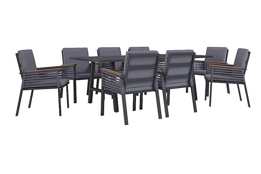 KONIFERA Garten-Essgruppe "Diningset "Edessa"" Set, 8 Sessel, Tisch 97x220x günstig online kaufen