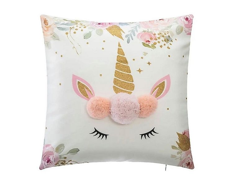 Atmosphera Créateur d'intérieur Dekokissen Kissen Einhorn weiß, Bezug abneh günstig online kaufen