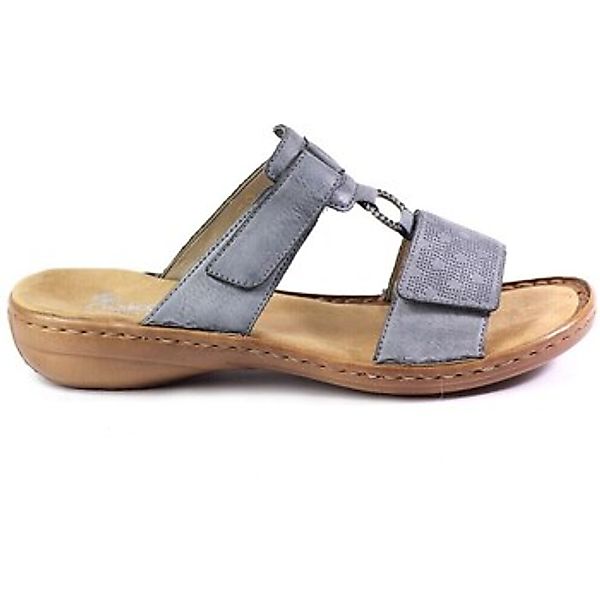 Rieker Pantolette, Keilabsatz, Sommerschuh, Schlappen mit Schmuckring günstig online kaufen