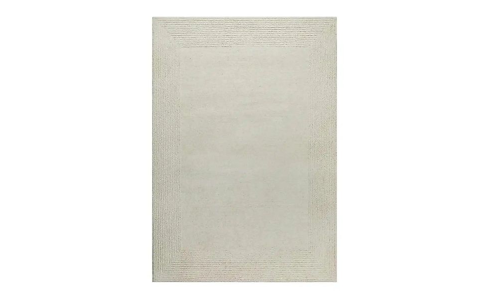 WECONhome Teppich   ¦ creme ¦ Wolle ¦ Maße (cm): B: 40 H: 10 Teppiche > Woh günstig online kaufen
