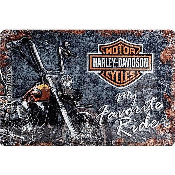 Nostalgic-Art Blechschild 20 x 30cm - Harley-Davidson - Favourite Ride günstig online kaufen