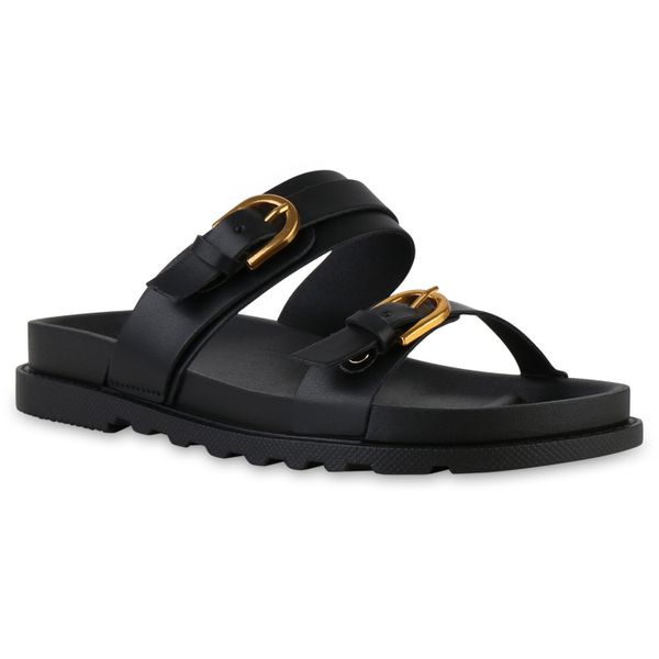 VAN HILL 841594 Pantolette Damen Pantoletten günstig online kaufen