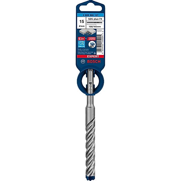 Bosch Expert Hammerbohrer SDS Plus-7X 15 mm x 100 mm x 165 mm günstig online kaufen